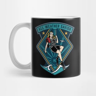 All Weather Savior - Female Rescue Swimmer Aircrew Aircrewman Mug